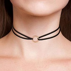 Boho Gothic double layered choker..NWT